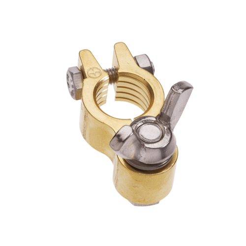 Projecta BT614H-P10 Premium Battery Terminal Positive – Forged Brass Heavy-Duty