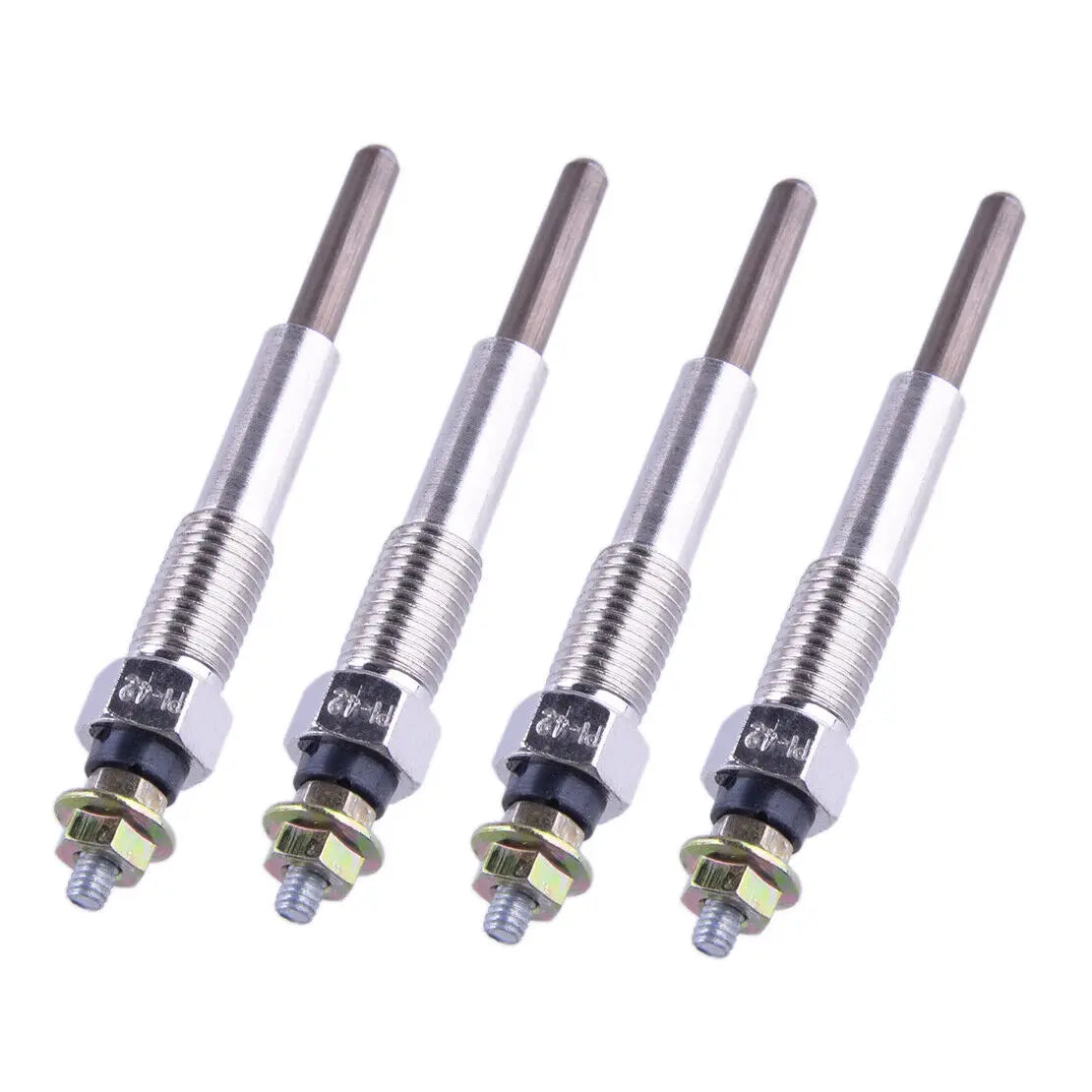 4pcs Excavator Glow Plug  9-82511978-0 9825119780 For Isuzu ELF250 ELF350 C240 C190 C201 C221 4FA1 Diesel Engine Digger Parts