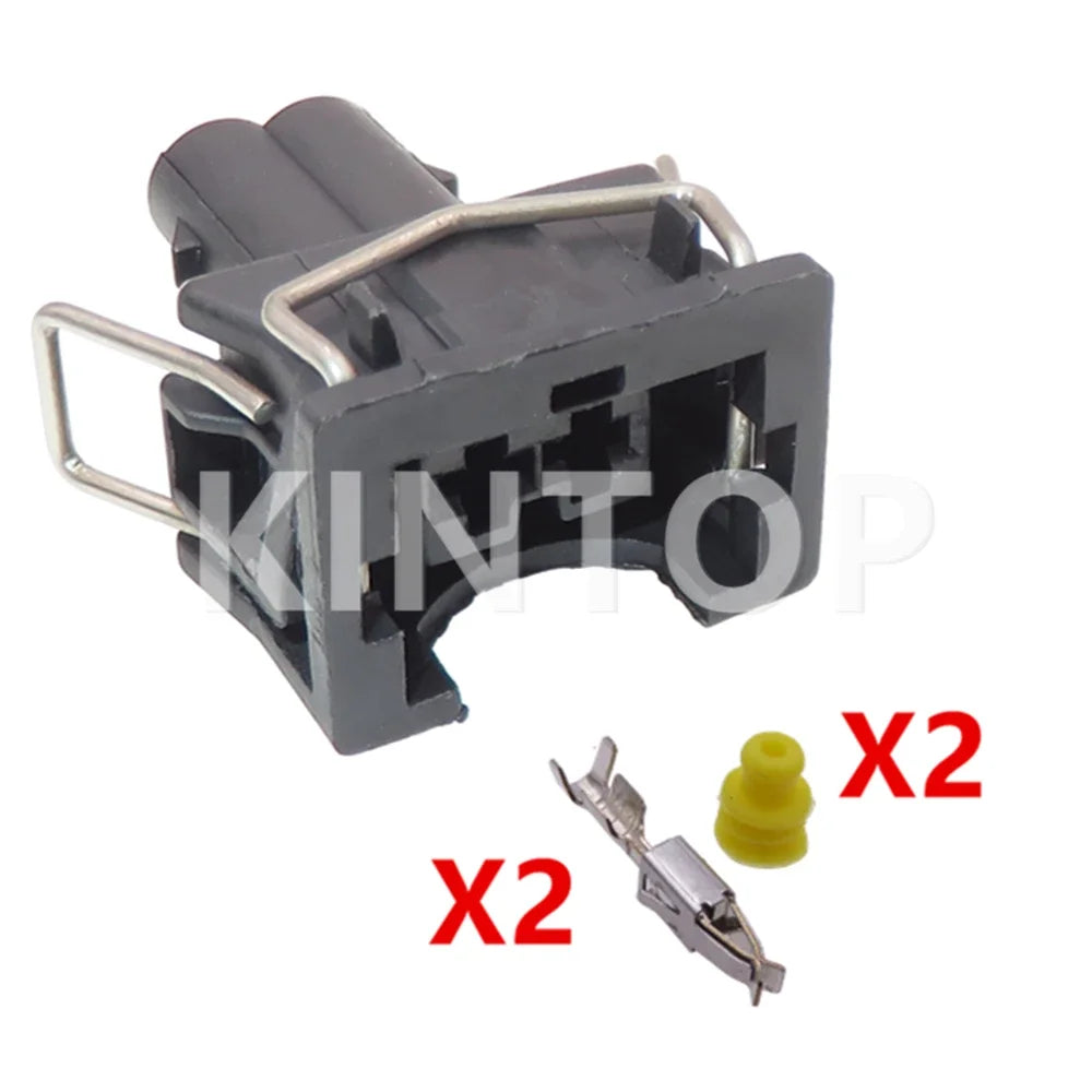 1 Set 2 Pin 037 906 240 829441-1 037906240 106462-1 EV1 Fuel Injector Nozzle Sealed Connector AC Assembly Plastic Housing Plug