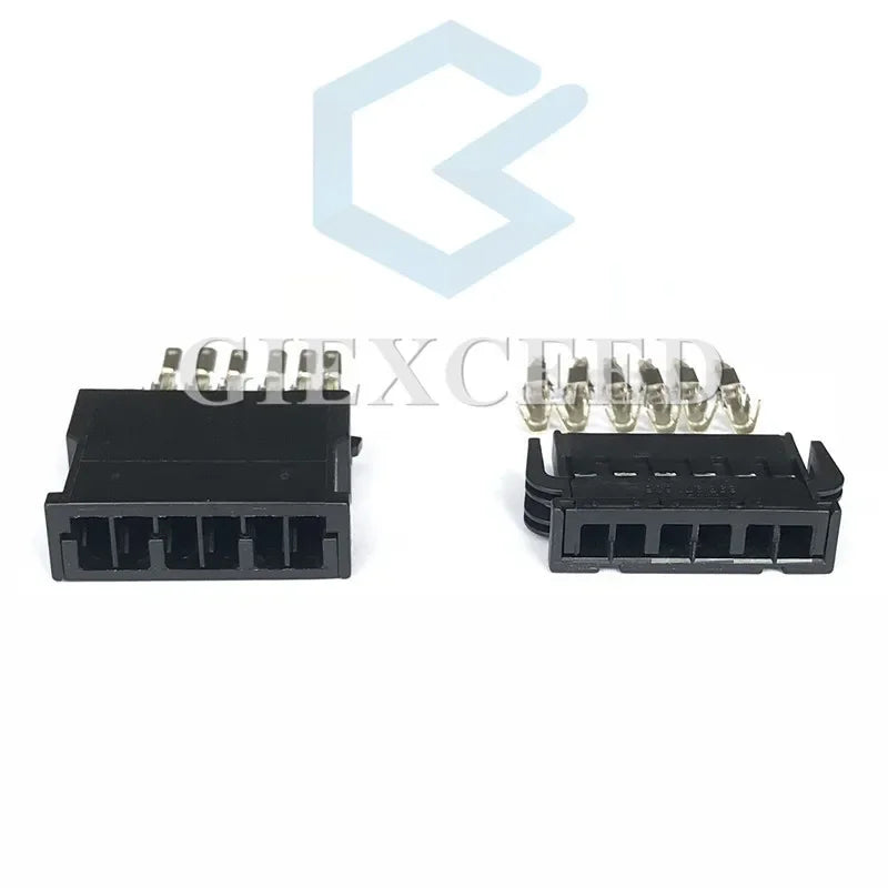 2 Sets 6 Pin 872 862 521 1-1670920-1 893971996 89397199 Fuel Injector Connector Dash Sensor Plug AC Assembly Socket For VW Audi