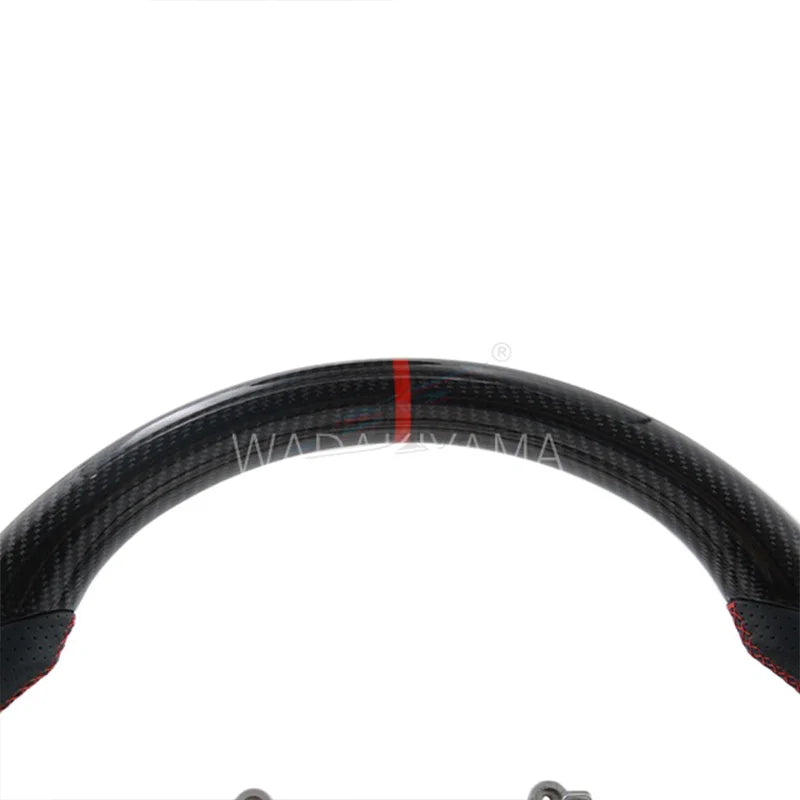 Real Carbon Fiber Steering Wheel Preforated Leather For Subaru WRX/STI LEVORG Series 2015 2016 2017 2018 2019 2020 2021 2022