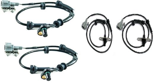 ABS / Wheel Speed Sensor Front & Rear Vehicle Kit for Nissan Navara D40