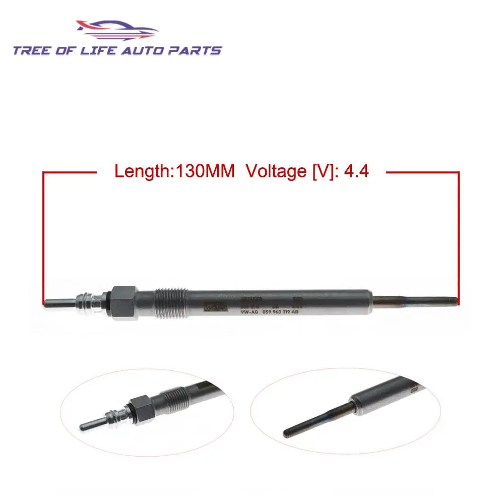 1/2/4 For Audi Q5 Q7 Porsche Cayenne VW Touareg GLOW PLUG SET 4.4V Genuine No.: 059963319S 059963319E 059998319 95817032090