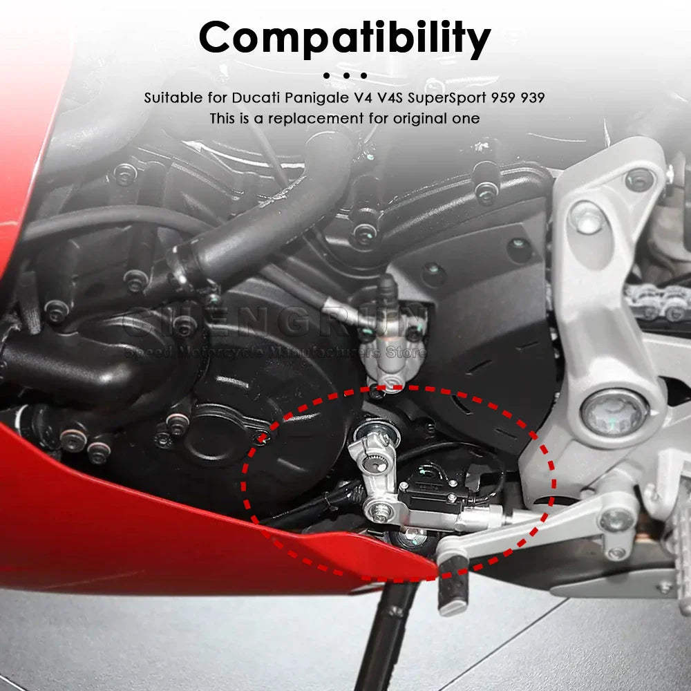 Motorcycle Quickshift Black Quick Shift Sensor for Ducati Panigale V4 V4S SuperSport 959 939 2018-2024 2023 2022 Accessories