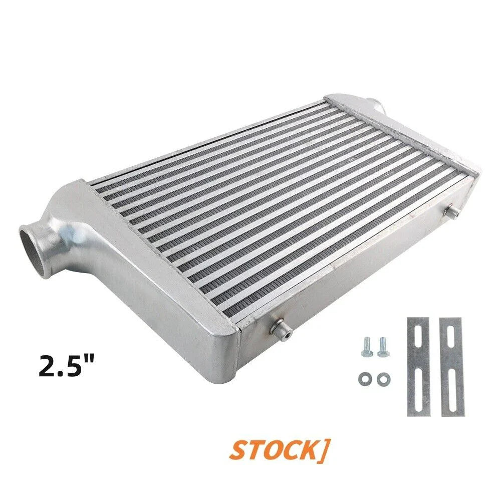 Universal Aluminum Intercooler oversize 450 X 300 X 65mm Inlet/Outlet 2.5" Tube & Fin front mount