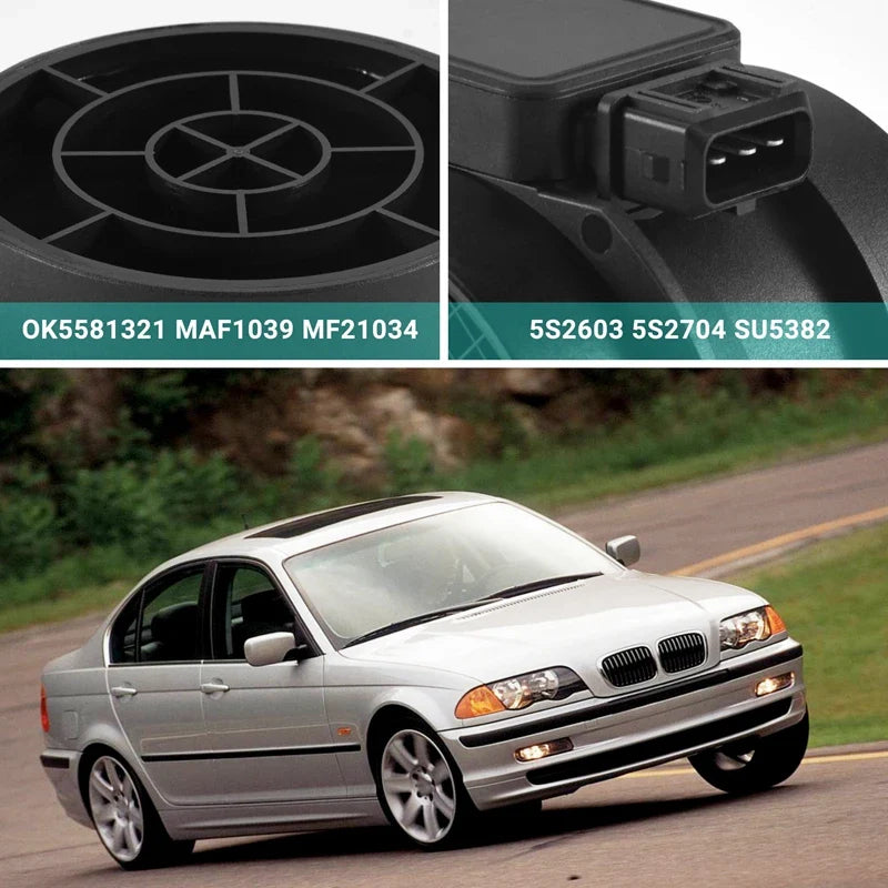For-BMW 99-06 323 325 328 E46 3 Series 325I 5WK9605 Mass Air Flow Sensor Meter