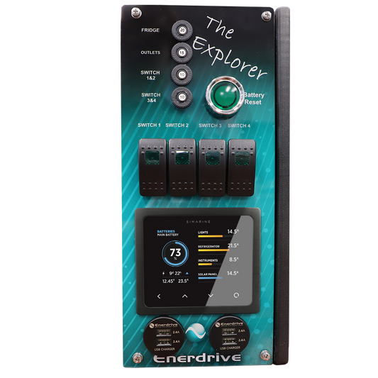 Enerdrive The Explorer Power System with Simarine Display & Load Monitoring- K-EXPLORER-03