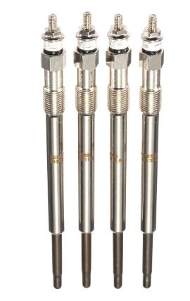 4 x Glow Plugs to suit Ford Transit / Mondeo Diesel Models inc Jaguar Citroen Pe