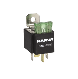 68060BL Narva 12 Volt Fused Relay 4 Pin