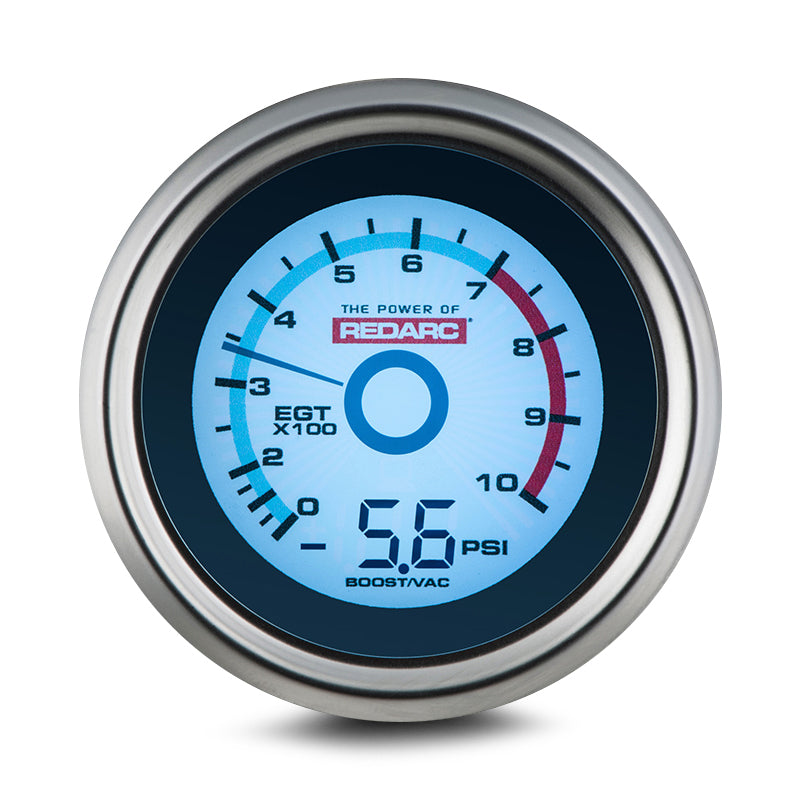 Redarc EGT & BOOST / VACUUM 52MM GAUGE G52-EU