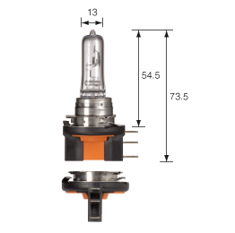 48094 Narva 12 Volt H15 Globe