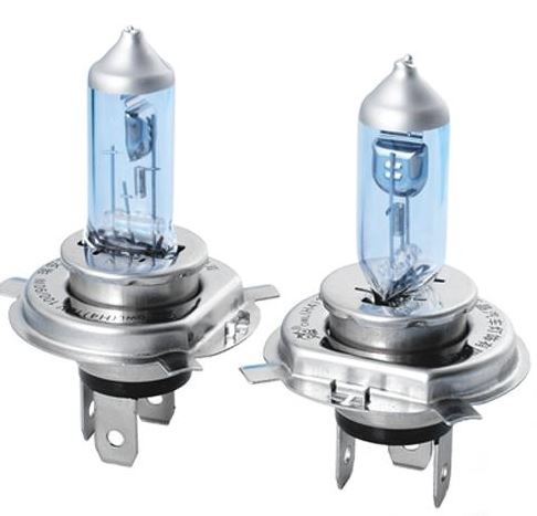 2 x Pairs 12V H4 100/90W Super White 5000K Car Headlight Helogen Globes Bulbs
