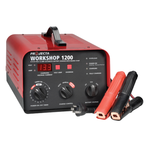 Projecta HDBC20 6/12/24V Automatic & Manual 12 Amp 2 Stage Battery Charger