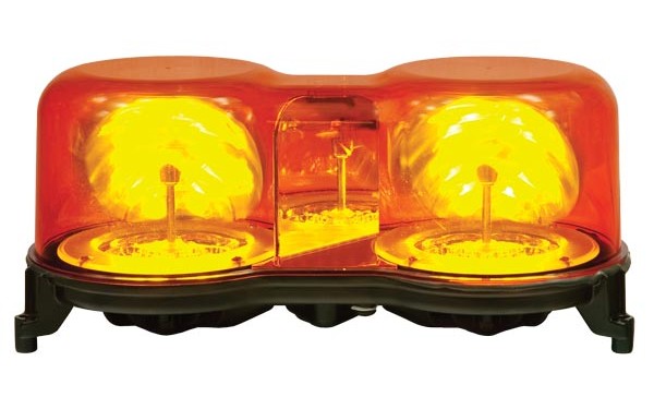 IONNIC 109000 12-24V Amber 4 Bolt Rotating LED Mini-Bar