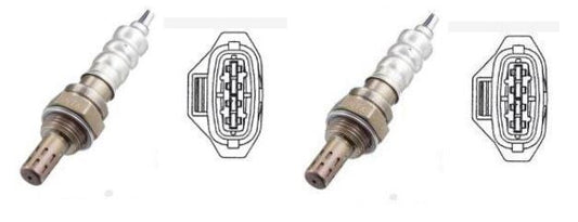 2 x Post-Cat o2 Oxygen Sensors for Holden Captiva  3.2 CG