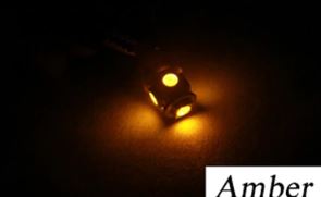 10 x YELLOW T10 W5W LED Bulb 5 SMD LED Super Bright wedge Lights bulbs Lamps 12V