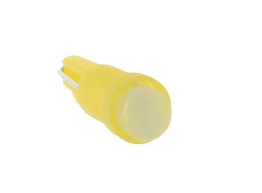 Yellow T5 LED Wedge Globe - Pair - Dash Instrument Cluster Light - 12 Volt