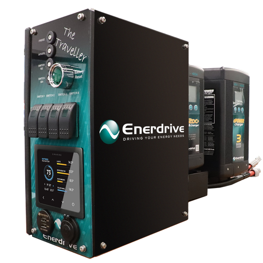 Enerdrive 4WD Canopy Traveller System + Simarine Battery Monitor Quad Shunt  - K-Traveller-03