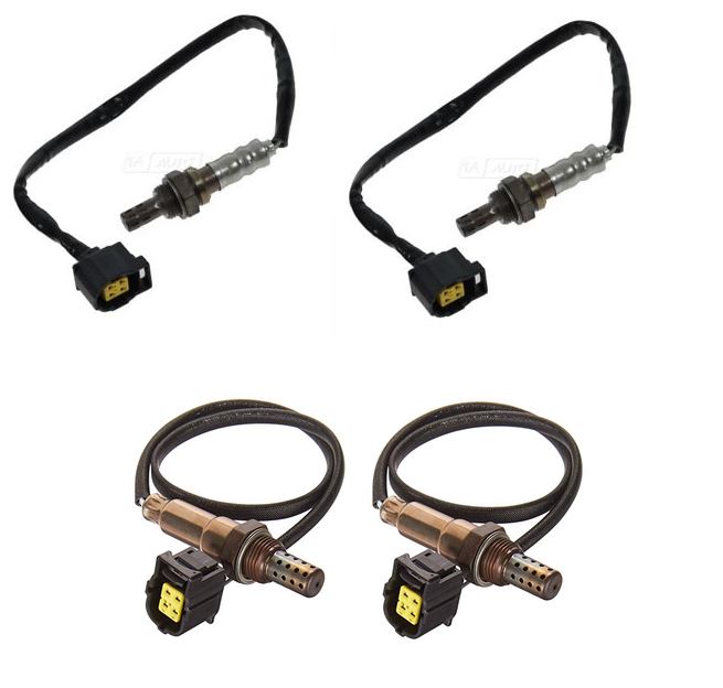 4 x o2 Oxygen Sensors for Jeep Wrangler JK 3.8 - Vehicle kit