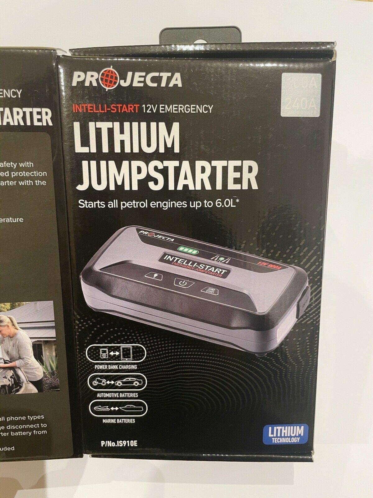 NLA PROJECTA INTELLI-START 12V 900A LITHIUM EMERGENCY JUMPSTARTER AND POWER IS91