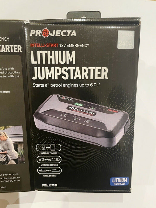 NLA PROJECTA INTELLI-START 12V 900A LITHIUM EMERGENCY JUMPSTARTER AND POWER IS91