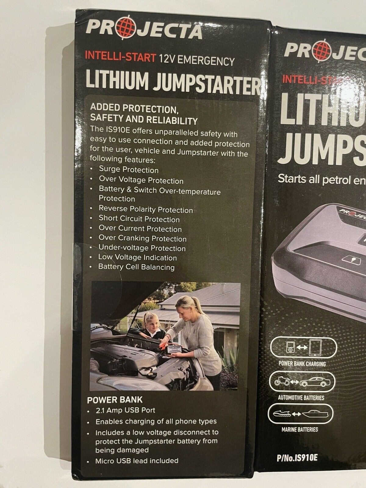 NLA PROJECTA INTELLI-START 12V 900A LITHIUM EMERGENCY JUMPSTARTER AND POWER IS91
