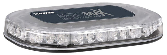 Narva 85010AC Multivolt Mini LED Light Bar (Amber) Flange Base w/ Clear Lens NLA