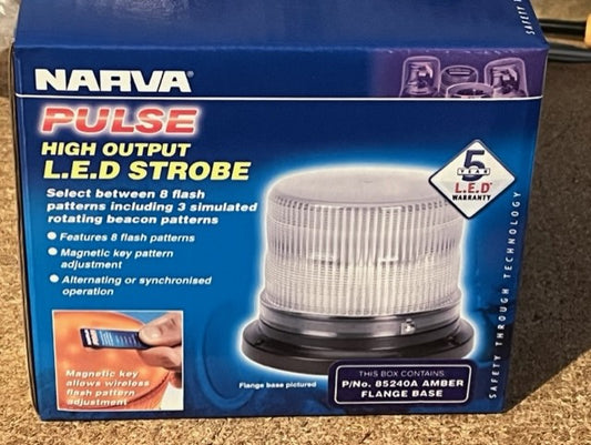 Narva 85240A Pulse High Output LED Rotating Strobe Beacon Flashing Light