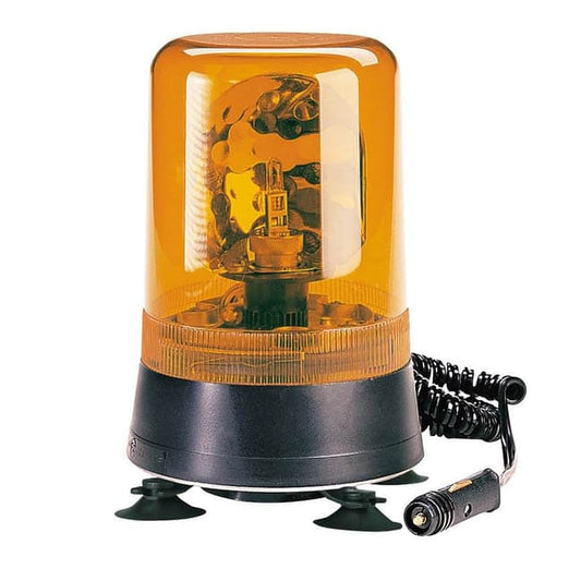 Narva 85423A Multivolt Hi Optics Rotating Amber Beacon with Magnetic Base - NLA