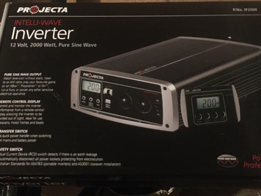 PROJECTA 12V 2000W INTELLI-WAVE PURE SINE WAVE INVERTER - IP2000