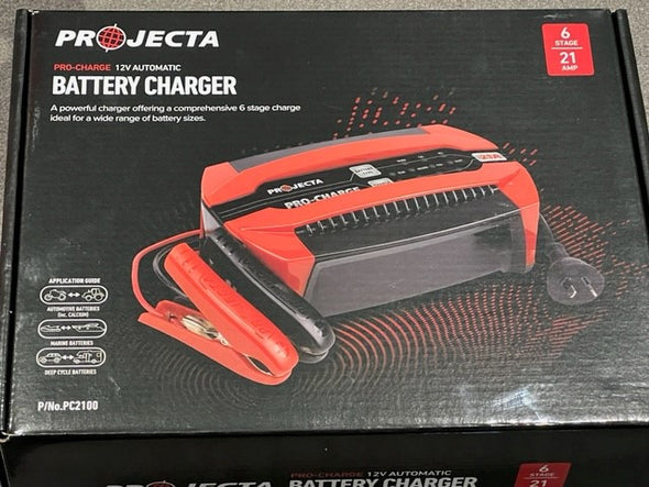 PROJECTA PC2100 12 Volt AUTOMATIC 21A 6 STAGE BATTERY CHARGER