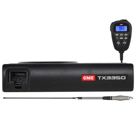 GME TX3350UVP COMPACT UHF CB RADIO ULTIMATE VALUE PACK