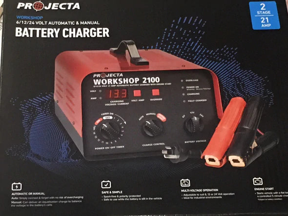 Projecta HDBC35 Workshop Battery Charger HDBC35 6 Volt 12 Volt 24 Volt