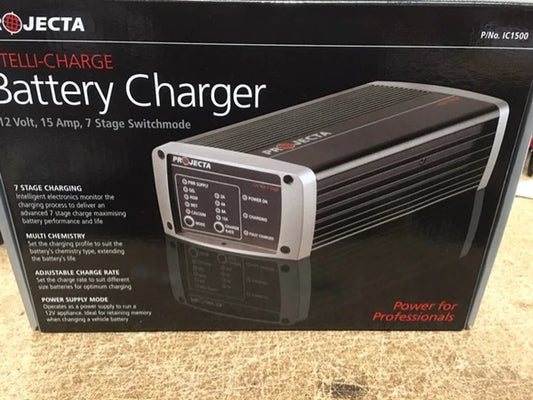 Projecta IC1500 12V AUTOMATIC 15A 7 STAGE BATTERY CHARGER 12 VOLT - NLA